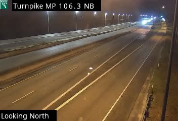 Traffic camera looking at Florida's Turnpike at Tpke MM 106.3 S of SR-710, southbound