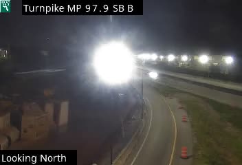 Traffic camera looking at Florida's Turnpike at Tpke MM 97.9 at SR80 SB, southbound