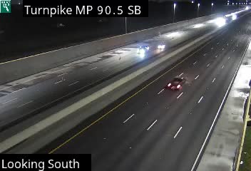 Traffic camera looking at Florida's Turnpike at Tpke MM 90.5, southbound